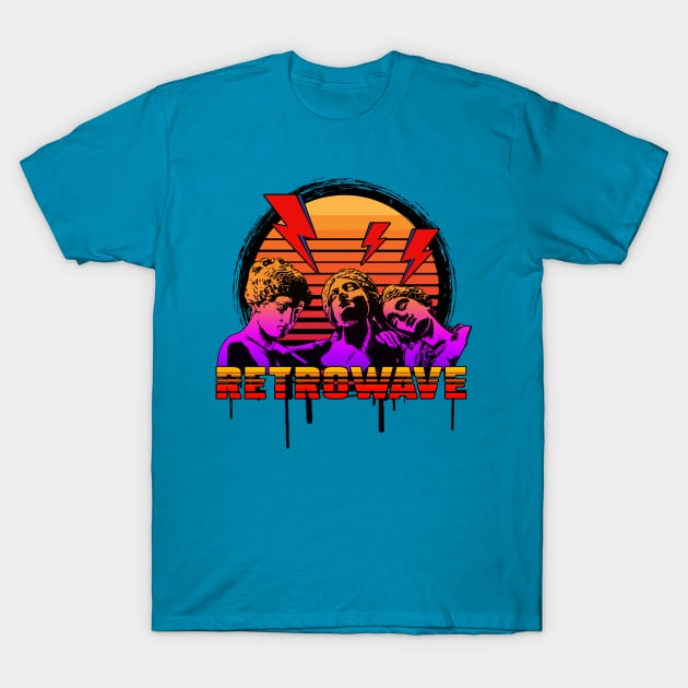 RETROWAVE V.3 T-Shirt by theanomalius_merch